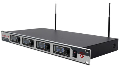 Rockville RWM4200VH VHF Wireless Quad HandHeld Microphone System w LCD Display!