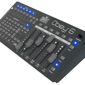 Chauvet DJ Obey 6 Compact Universal 6 Channel DMX DJ MIDI FX Controller