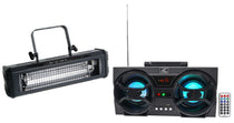 Mega Flash DMX 800w Compact DMX Strobe Light + Free Bluetooth Speaker