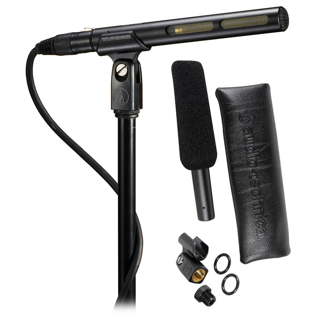 AT875R Shotgun Microphone & PRO-M50 Studio Headphones Bundle
