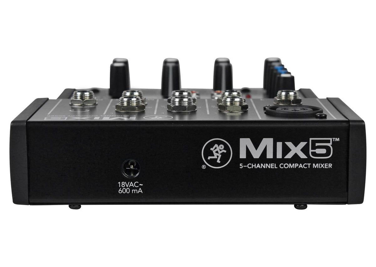 Mackie Mix5 Compact 5 Channel Mixer Proven High Headroom Low Noise Clarity