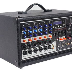 Peavey Pvi6500 400 Watt 6-Channel Powered Live Sound Mixer w/ Bluetooth PVI 6500