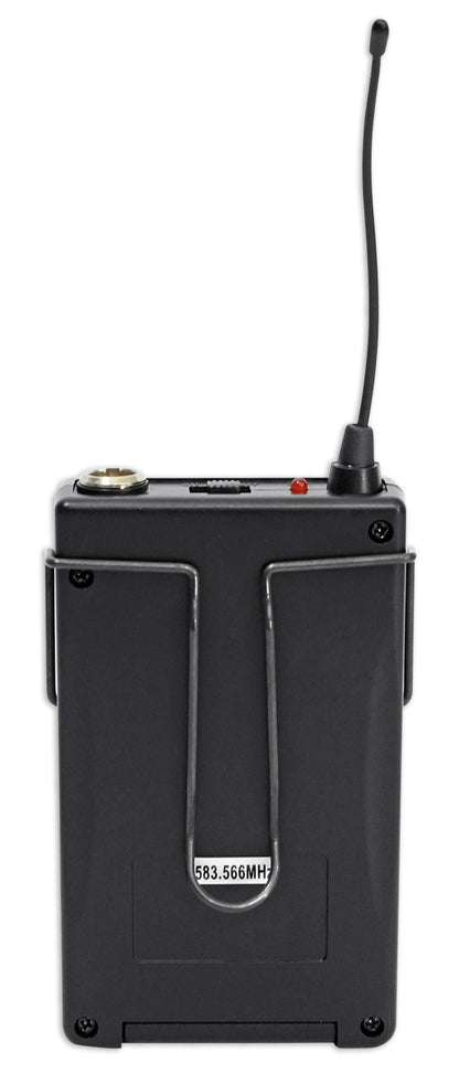 Rockville RWM60U Professional UHF Headset & Guitar Wireless Microphone System