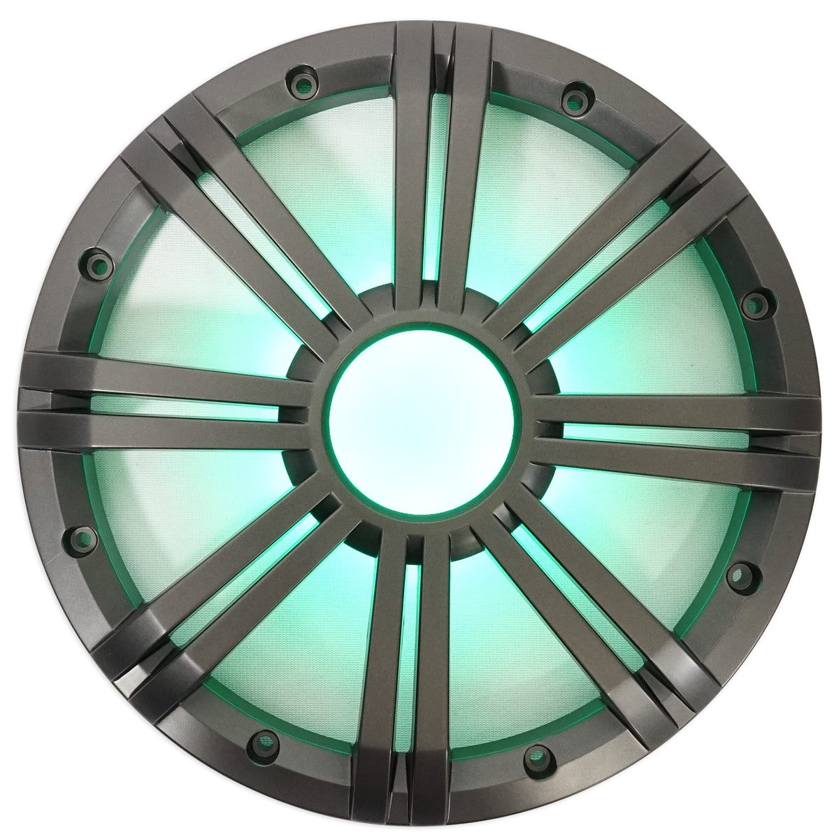 KICKER 43KMW10GLC 10" Grille w/LED For 43KMW10 Subwoofer Charcoal KMW10G