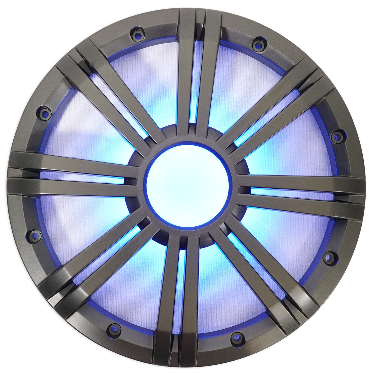 KICKER 43KMW10GLC 10" Grille w/LED For 43KMW10 Subwoofer Charcoal KMW10G