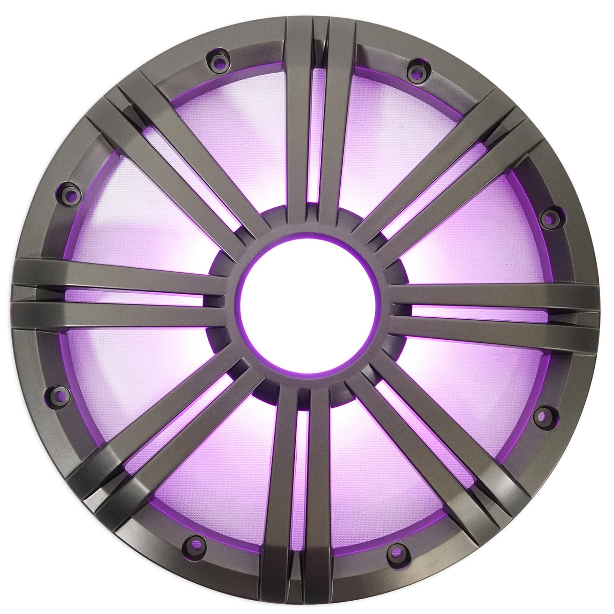 KICKER 43KMW10GLC 10" Grille w/LED For 43KMW10 Subwoofer Charcoal KMW10G