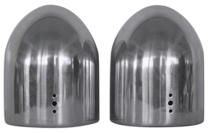 Rockville Dual 7.7" Polished Silver Aluminum Wakeboard Tower Speaker Enclosure
