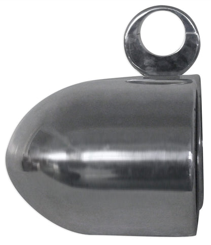 Rockville Dual 7.7" Polished Silver Aluminum Wakeboard Tower Speaker Enclosure