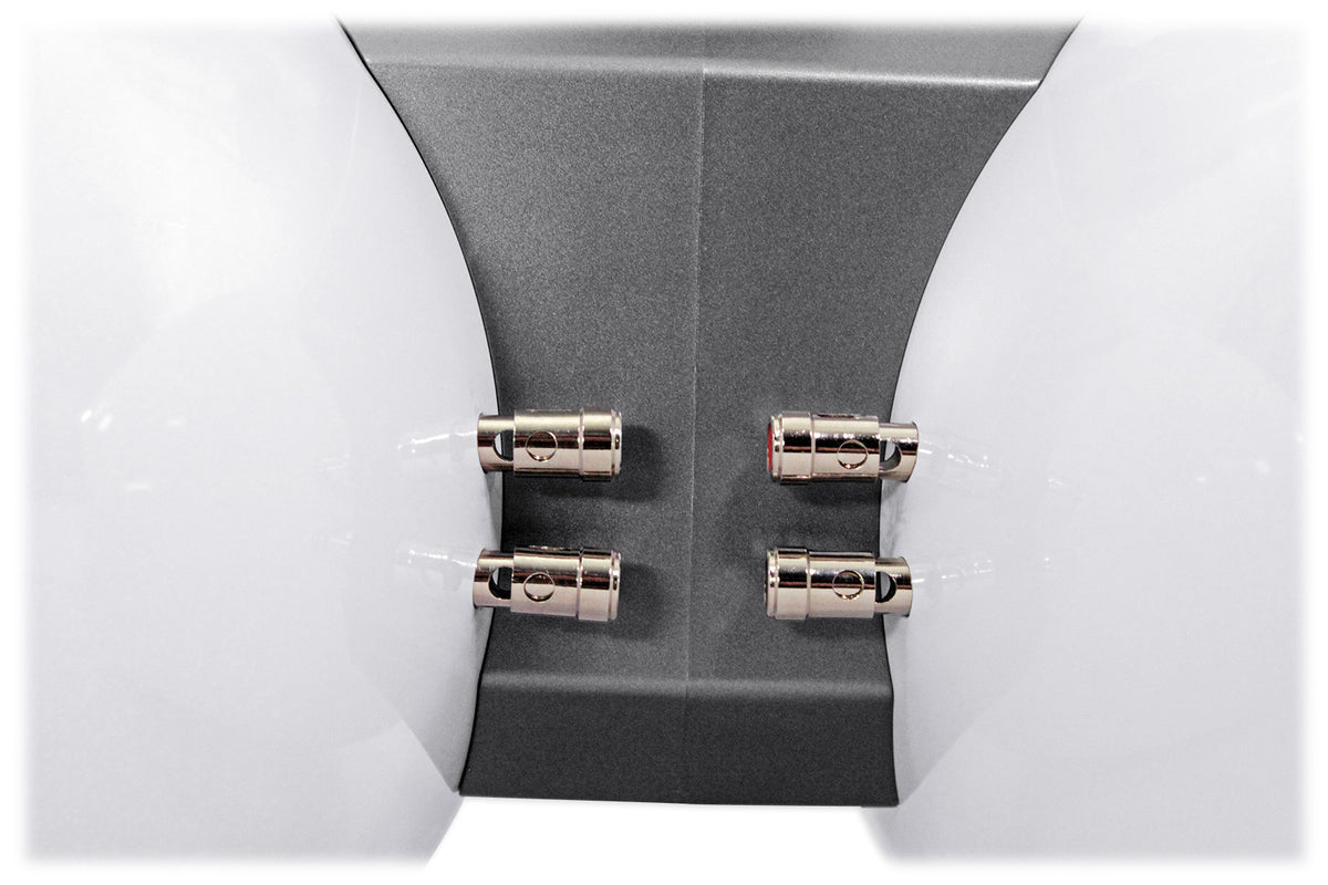 Rockville DWB80W Dual 8" White 800 Watt Marine Wakeboard Tower Speaker System