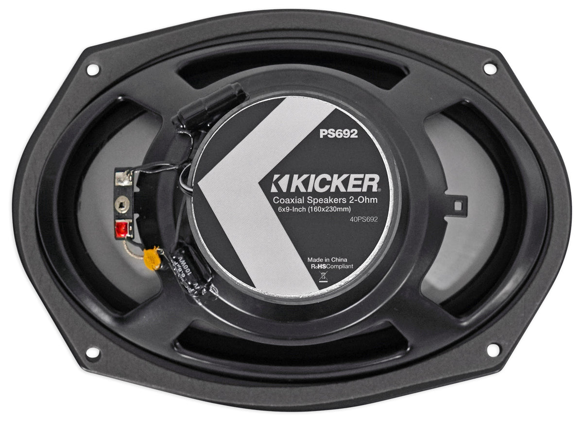 6x9" Powersports Speaker Bundle with Waterproof Wire