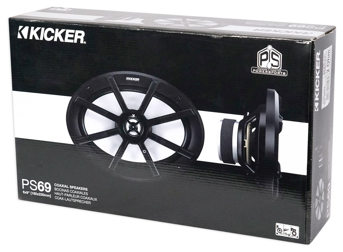 6x9" Powersports Speaker Bundle with Waterproof Wire