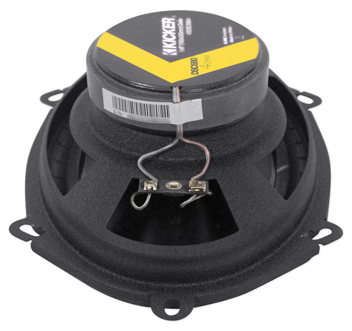 6x8" Speaker + 4-Ch Amp Kit For 2007 Ford Mustang