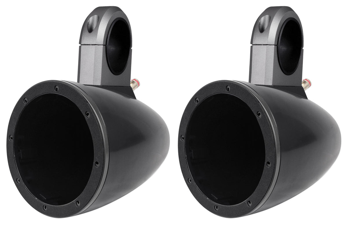Pair Kicker 12KMTES Marine Wakeboard Tower Enclosures For 6" and 6.5" Speakers