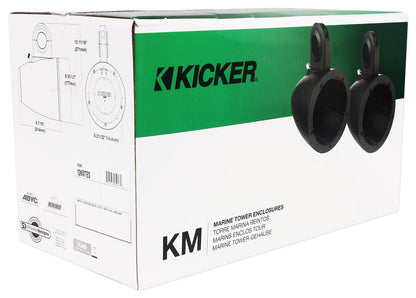 (4) 45KM654L Marine LED Speakers + KMTES Tower Enclosures