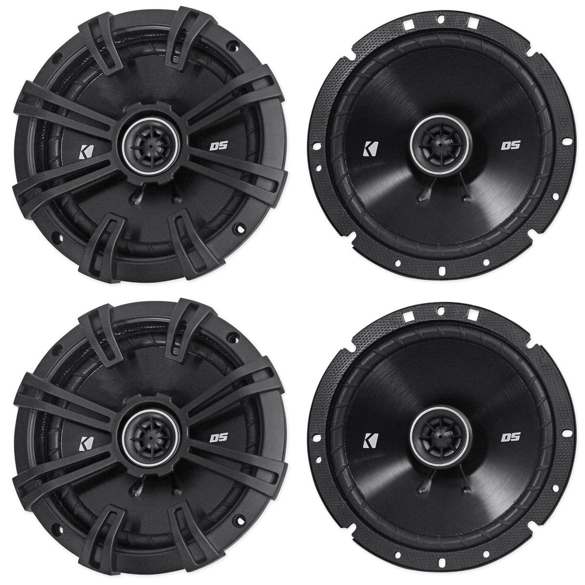 (4) 43DSC6704 6.75" 2-Way Car Audio Speakers