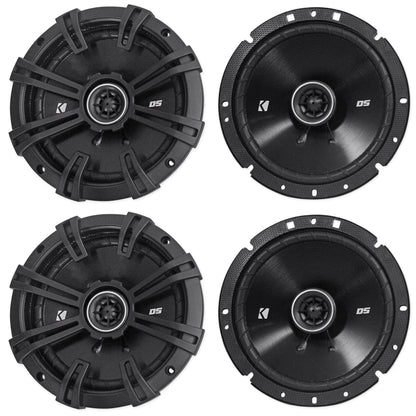 (4) 43DSC6704 6.75" 2-Way Car Audio Speakers