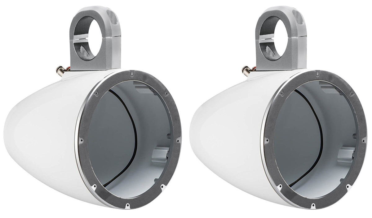 (4) 43KM654LCW 6.5" 780W Marine Wakeboard Tower Speakers w/LED Lights