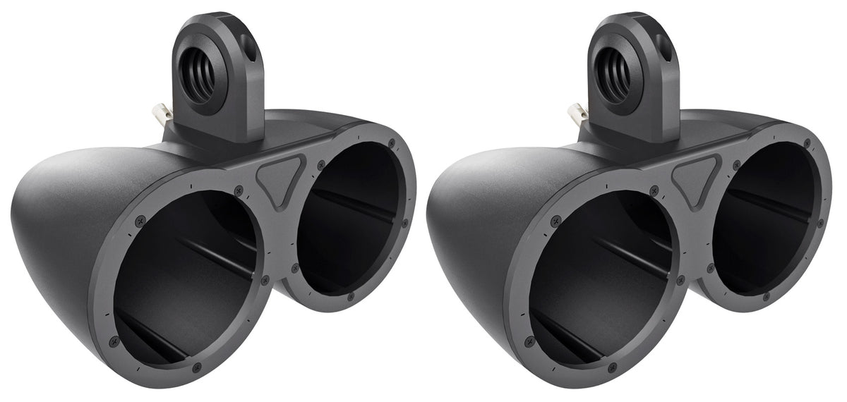 Pair Kicker KMTED Marine Wakeboard Tower Enclosures for Dual 6" or 6.5" Speakers