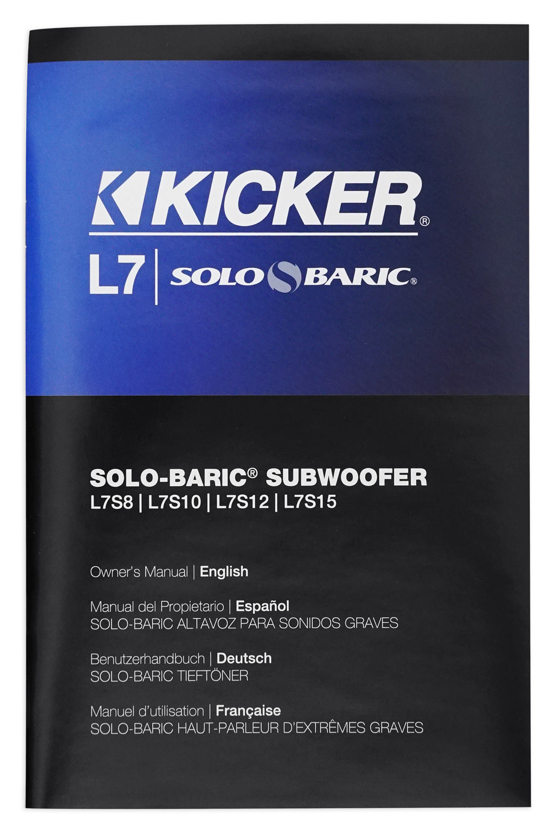Kicker L7S104 10" 1200 Watt Solobaric L7S Car Subwoofer Solo-Baric 44L7S10-4