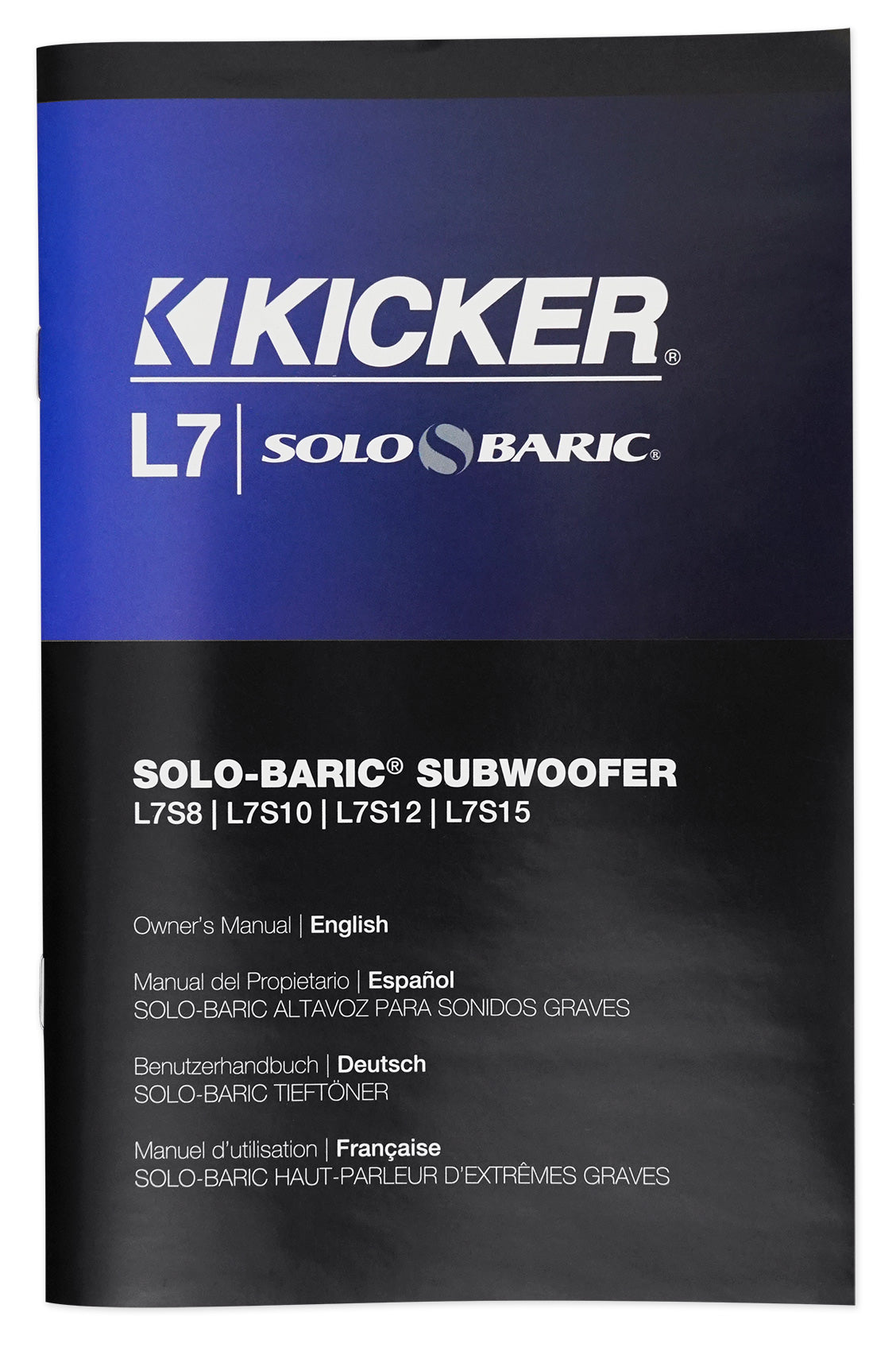 Kicker L7S122 12" 1500 Watt Solobaric L7S Car Subwoofer Solo-Baric 44L7S12-2