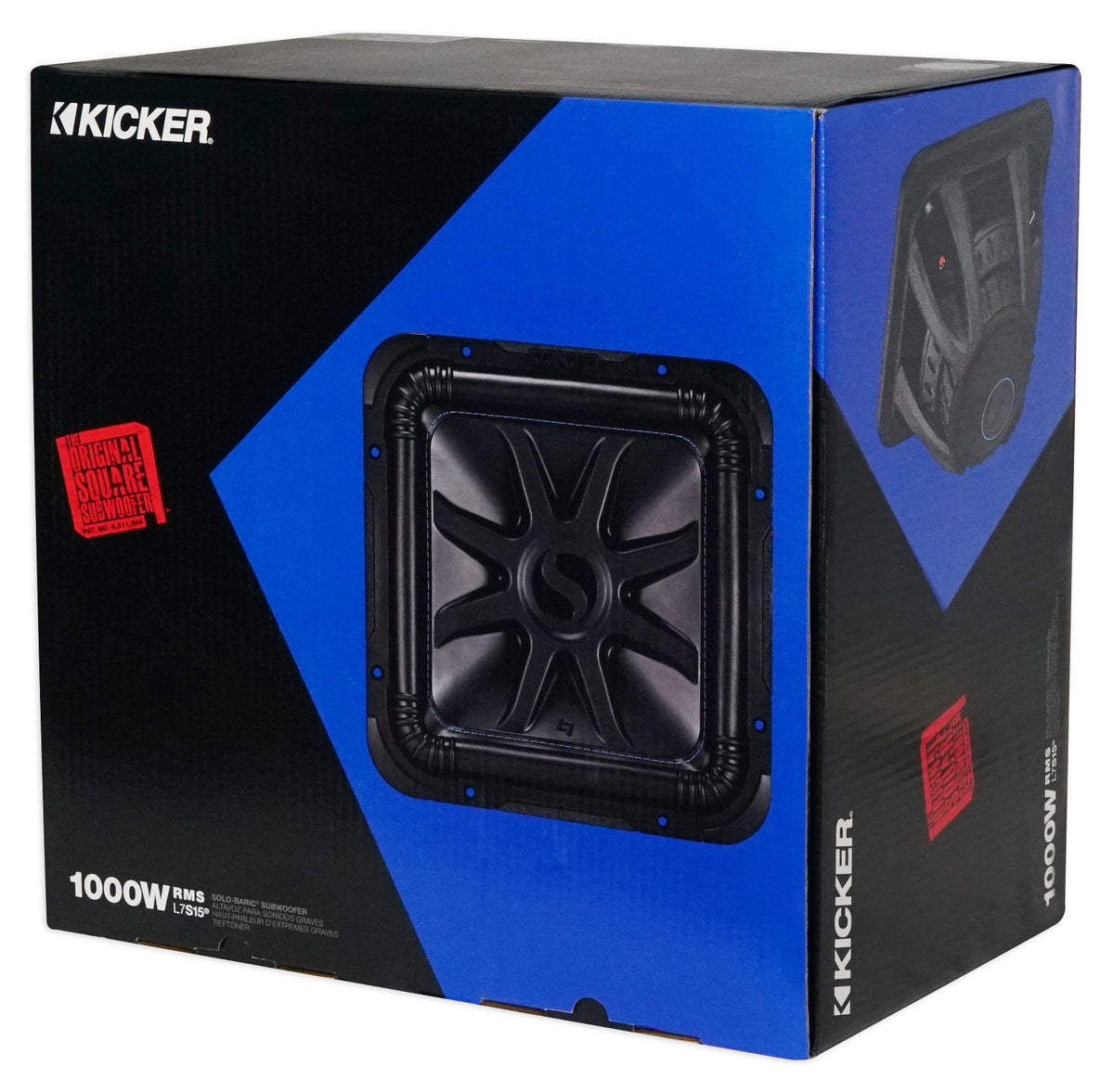 Kicker L7S154 15" 2000 Watt Solobaric L7S Car Subwoofer Solo-Baric 44L7S15-4