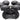 Chauvet DJ Helicopter Q6 DMX Rotating Dance Floor Effect Light w/Strobes+Lasers