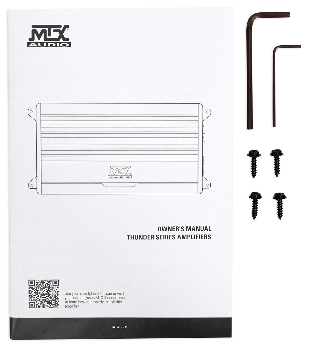 MTX THUNDER1000.1 1000 Watt RMS Mono Class D 1-Ohm Amplifier Car Audio Amp