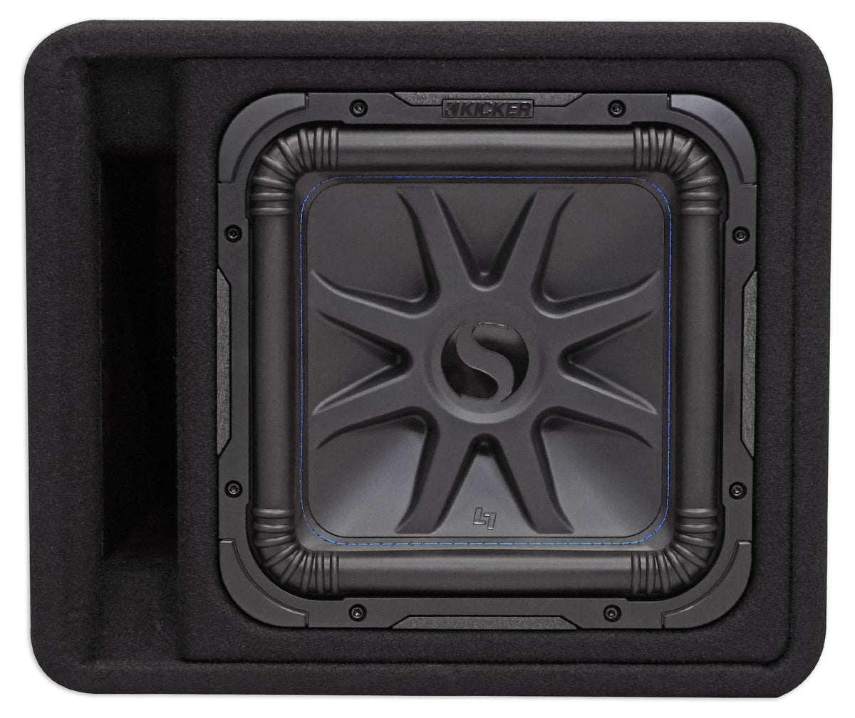 Kicker 44VL7S122 12" 1500w L7 Solo-Baric L7S Loaded Ported Sub Enclosure Box