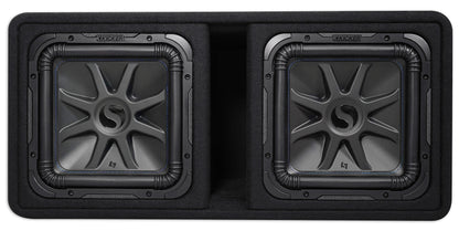 Kicker 44DL7S122 Dual 12" 3000w L7 Solo-Baric L7S Loaded Sub Enclosure 44L7S122