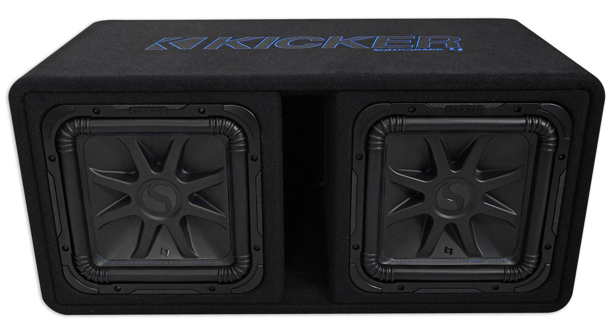 Kicker 44DL7S122 Dual 12" 3000w L7 Solo-Baric L7S Loaded Sub Enclosure 44L7S122