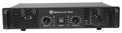 Rockville RPA5 1000w Peak/500w RMS 2 Channel Power Amplifier Pro/DJ Amp