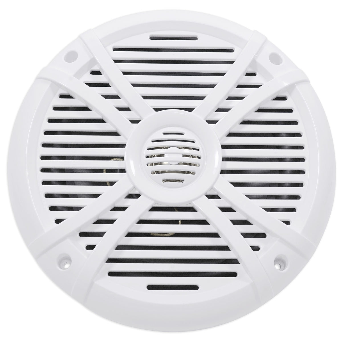 (2) Rockville RMSTS80W 8 inch 1000w Waterproof Marine Boat Speakers 2-Way White