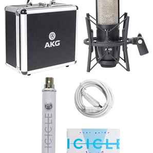 AKG P420 Gaming Twitch Live Stream Recording USB Microphone+Mic Phantom Power