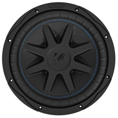 2) Kicker 44CVX104 10" CVX Comp VX 2400w Car Subwoofers+Sealed Sub Box Enclosure