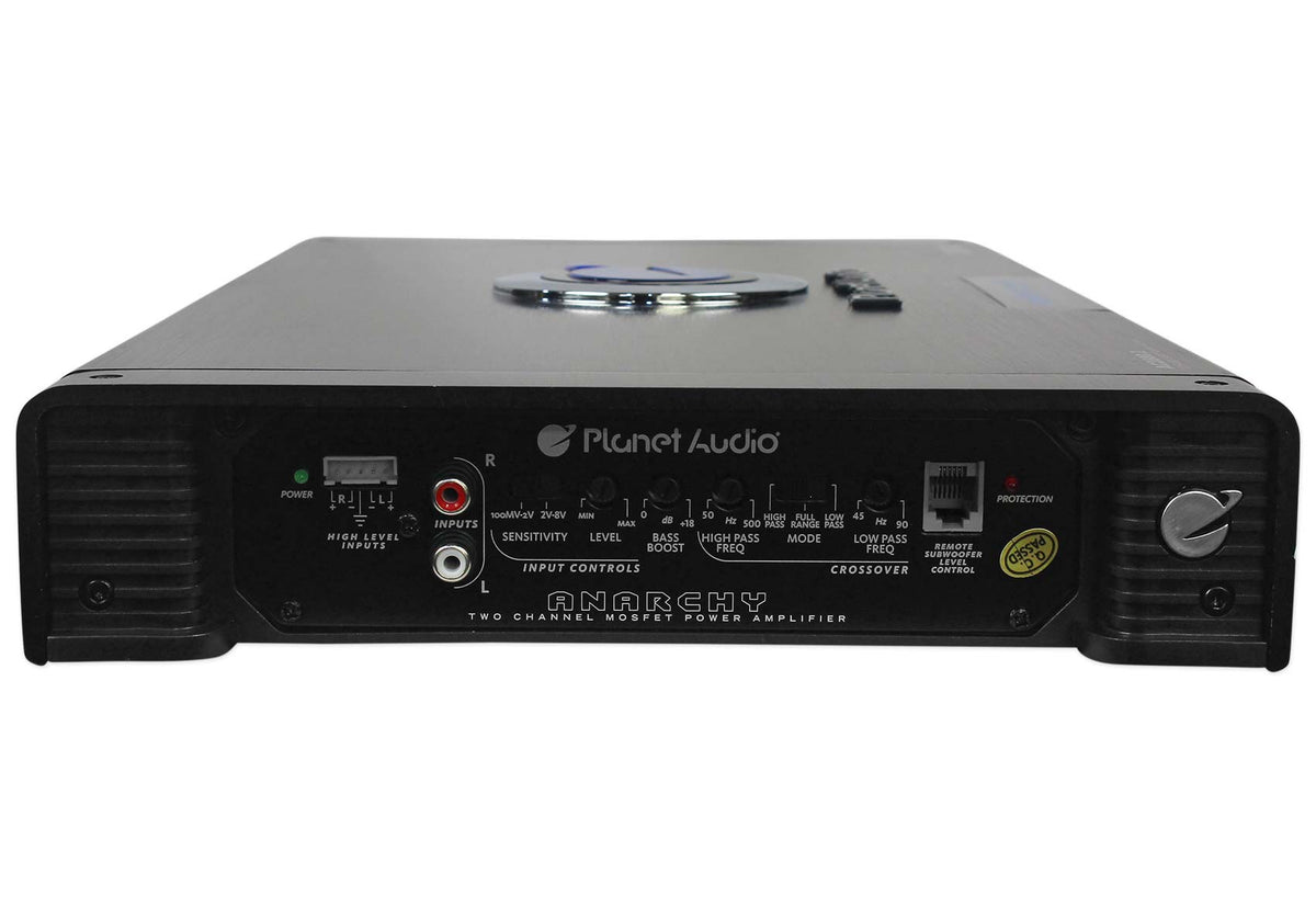 Planet Audio Anarchy AC2600.2 2600 Watt 2 Channel Car Amplifier Amp + Remote
