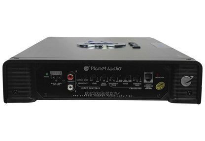 Planet Audio Anarchy AC2600.2 2600 Watt 2 Channel Car Amplifier Amp + Remote