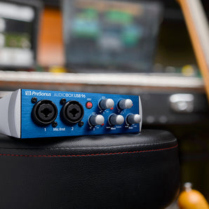 Presonus+Audio Technica Podcast Bundle+Interface+Mic+Headphones+Microphone Stand