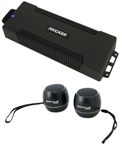 48PXA10005 5-Channel Amplifier + Portable Bluetooth Speakers