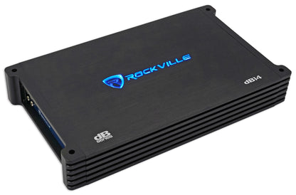 Rockville dB14 4000 Watt Peak/1000w RMS Mono 2 Ohm Car Audio Amplifier