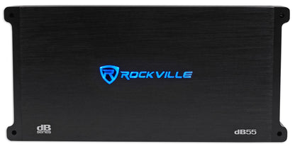 Rockville dB55 4000w/980 Watt RMS 5 Channel Amplifier Car Stereo Amp, Loud!
