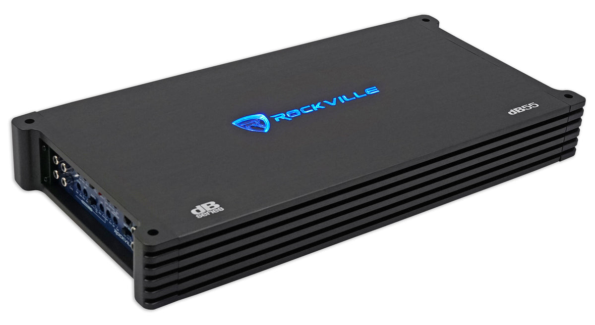 Rockville dB55 4000w/980 Watt RMS 5 Channel Amplifier Car Stereo Amp, Loud!