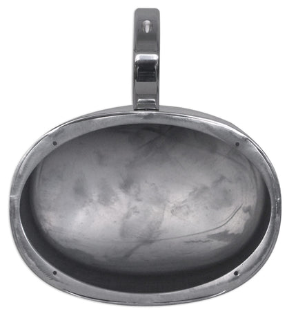 Pair Rockville 6x9 Polished Silver Aluminum Wakeboard Tower Speaker Enclosures