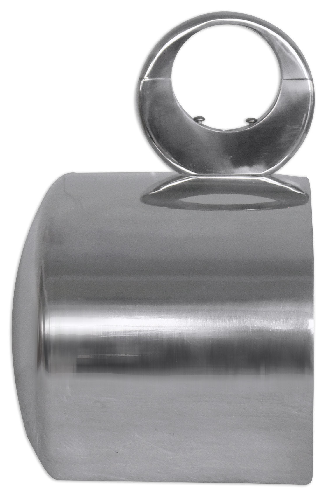 Pair Rockville 6x9 Polished Silver Aluminum Wakeboard Tower Speaker Enclosures