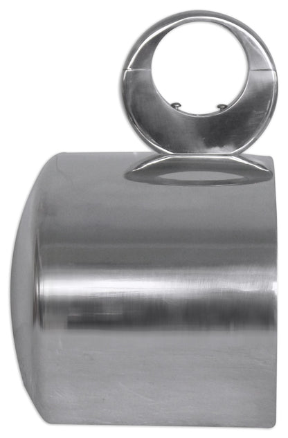 Pair Rockville 6x9 Polished Silver Aluminum Wakeboard Tower Speaker Enclosures