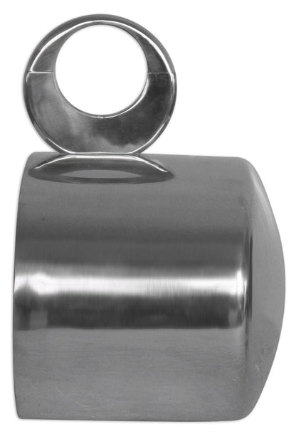Pair Rockville 6x9 Polished Silver Aluminum Wakeboard Tower Speaker Enclosures
