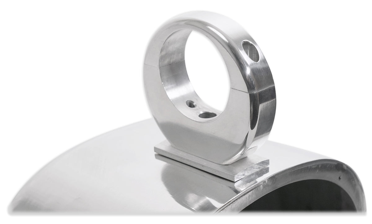 Pair Rockville 6x9 Polished Silver Aluminum Wakeboard Tower Speaker Enclosures