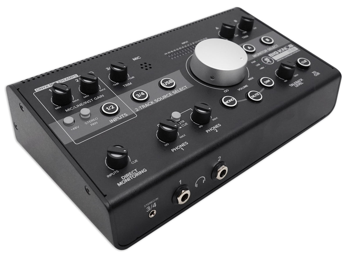 Mackie Big Knob Studio 3x2 Studio Monitor Controller 96kHz USB I/O