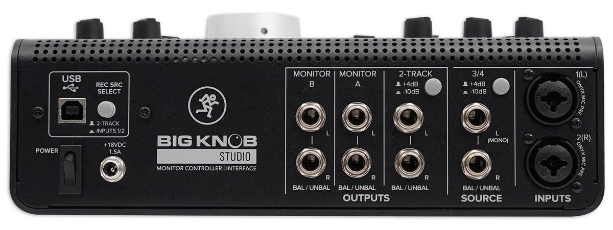 Mackie Big Knob Studio 3x2 Studio Monitor Controller 96kHz USB I/O