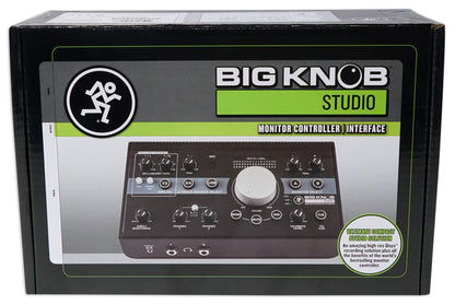New Mackie Big Knob Studio 3x2 Monitor Controller 96kHz USB I/O + Headphones