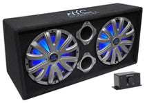 NSE212L Dual 12" Powered Car Subwoofer System